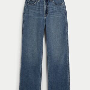 Hollister women’s high waisted baggy jeans